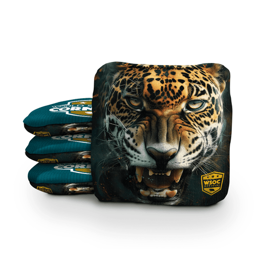 Cornhole Bags World Series of Cornhole 6-IN Professional Cornhole Bag Rapter - Jacksonville Jaguars