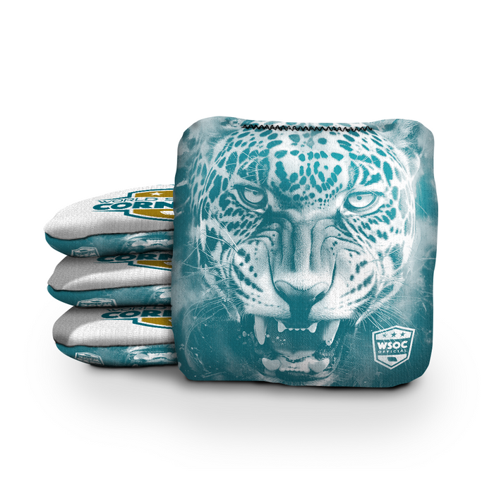 Jacksonville Jaguars - 6 Inch WSOC Official Pro Cornhole Bags