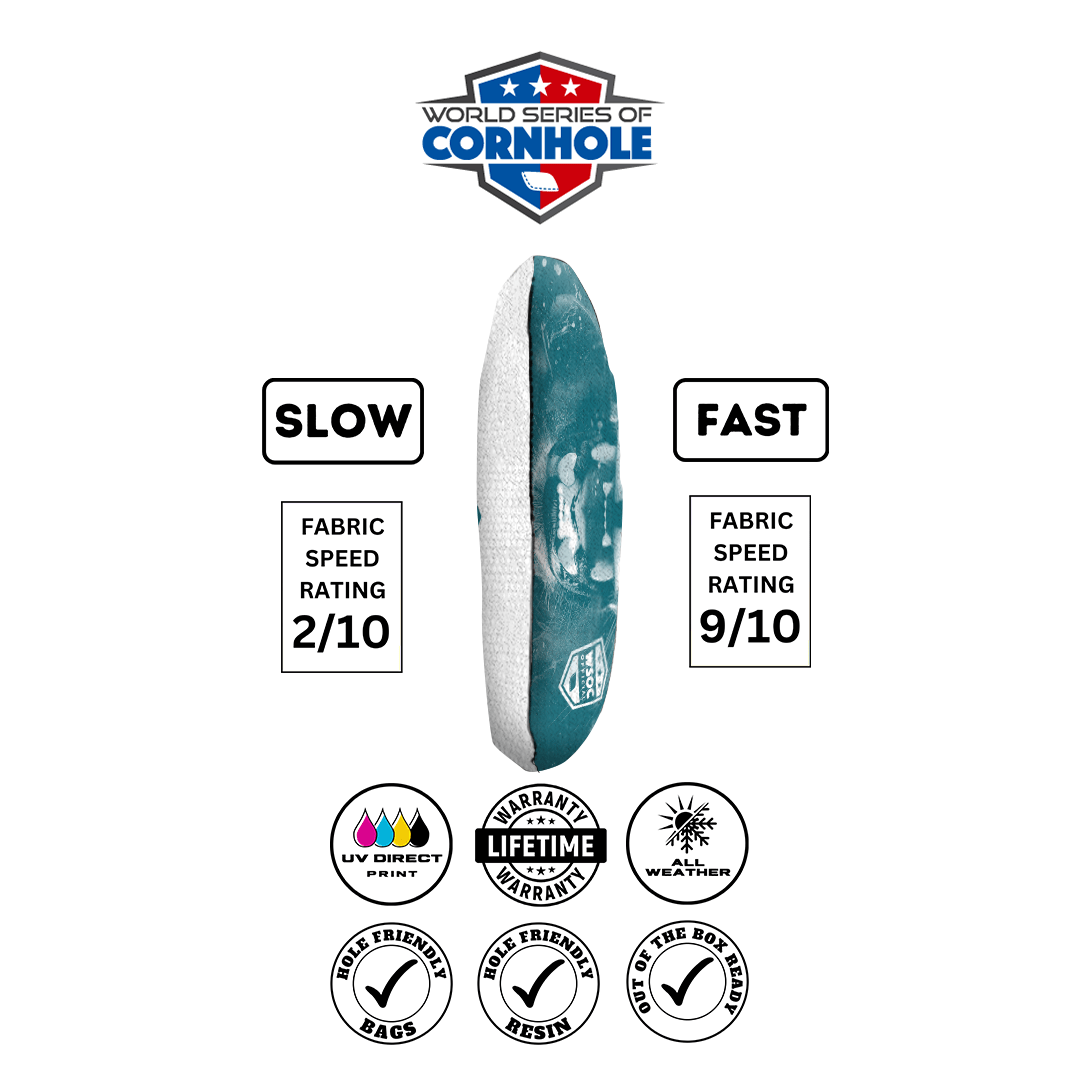 Cornhole Bags World Series of Cornhole 6-IN Professional Cornhole Bag Rapter - Jacksonville Jaguars