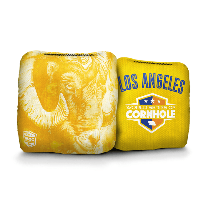 Cornhole Bags World Series of Cornhole 6-IN Professional Cornhole Bag Rapter - Los Angeles Rams