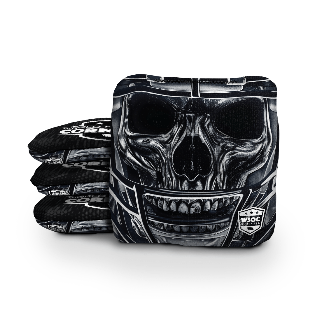 Cornhole Bags World Series of Cornhole 6-IN Professional Cornhole Bag Rapter - Las Vegas Raiders