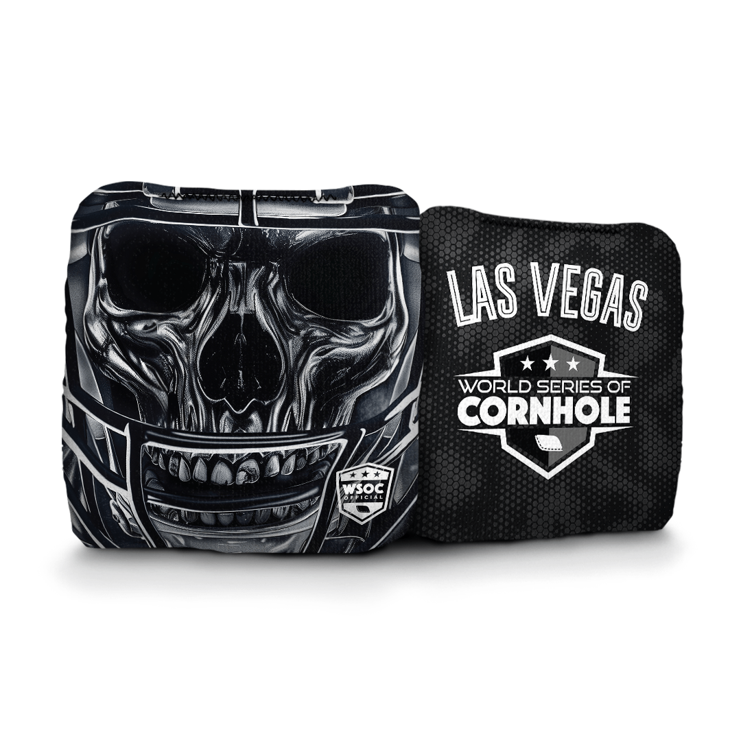 Cornhole Bags World Series of Cornhole 6-IN Professional Cornhole Bag Rapter - Las Vegas Raiders