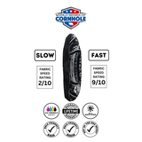 Cornhole Bags World Series of Cornhole 6-IN Professional Cornhole Bag Rapter - Las Vegas Raiders