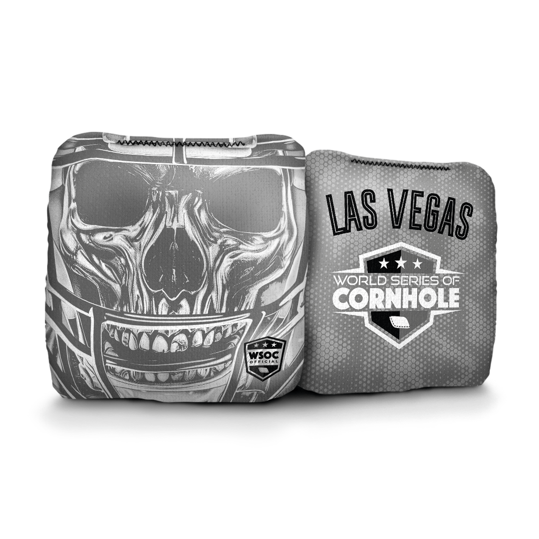 Cornhole Bags World Series of Cornhole 6-IN Professional Cornhole Bag Rapter - Las Vegas Raiders