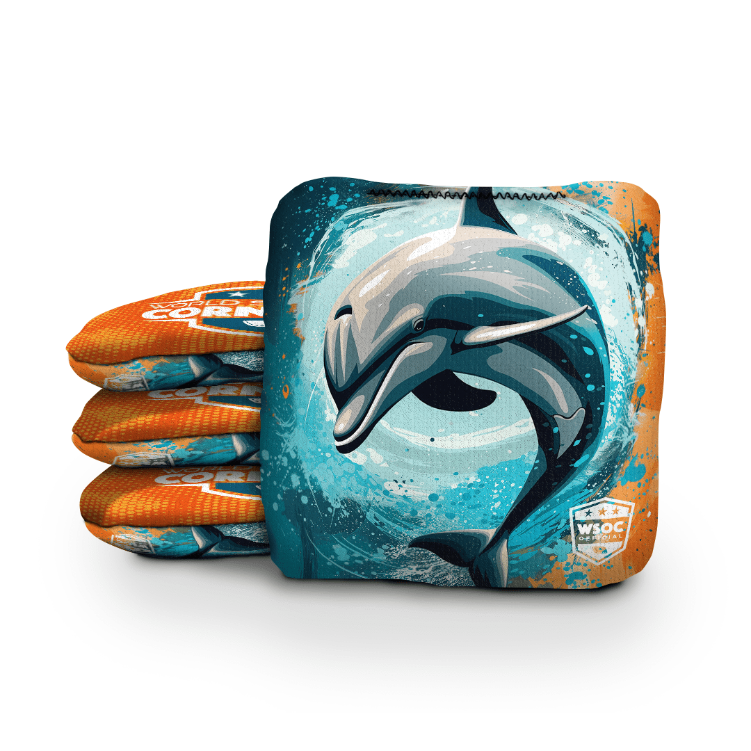 Cornhole Bags World Series of Cornhole 6-IN Professional Cornhole Bag Rapter - Miami