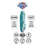 Cornhole Bags World Series of Cornhole 6-IN Professional Cornhole Bag Rapter - Miami