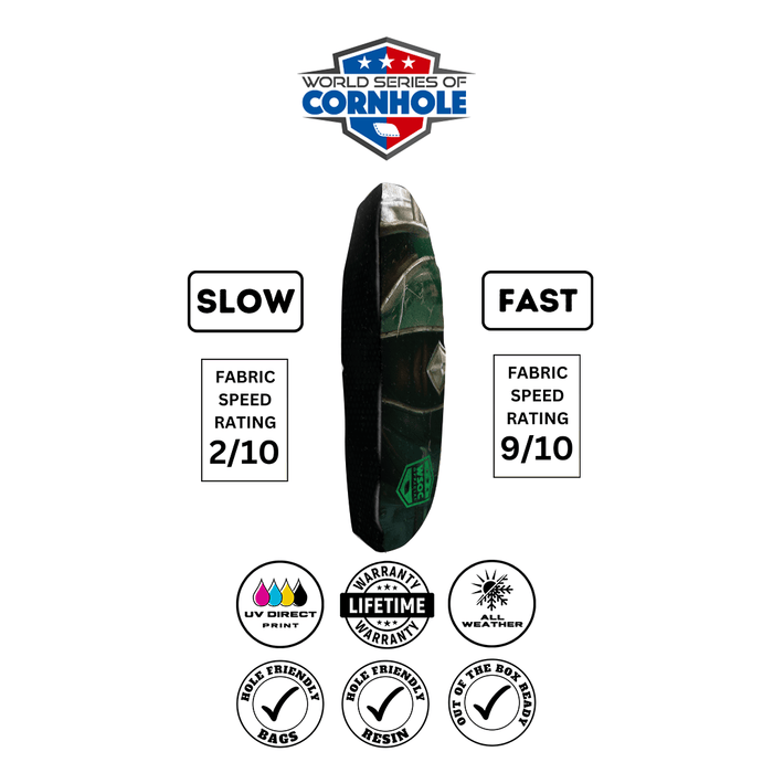 Cornhole Bags World Series of Cornhole 6-IN Professional Cornhole Bag Rapter - Michigan State Spartans