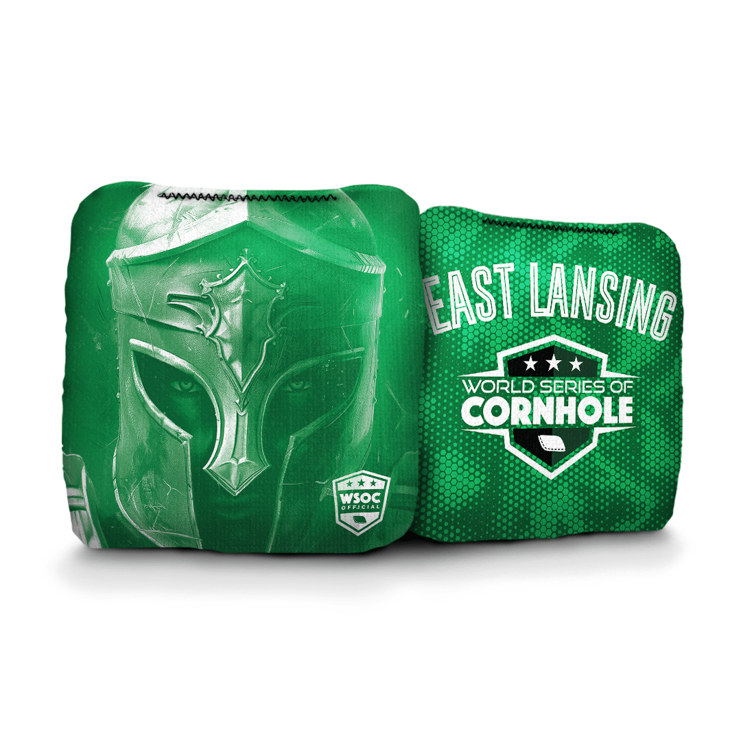 Cornhole Bags World Series of Cornhole 6-IN Professional Cornhole Bag Rapter - Michigan State Spartans