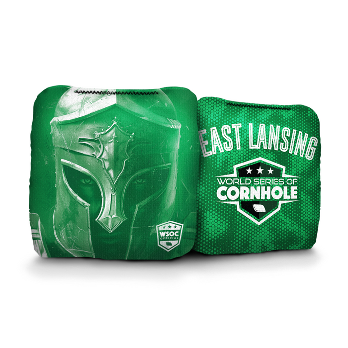 Michigan State Spartans - 6 Inch WSOC Official Pro Cornhole Bags