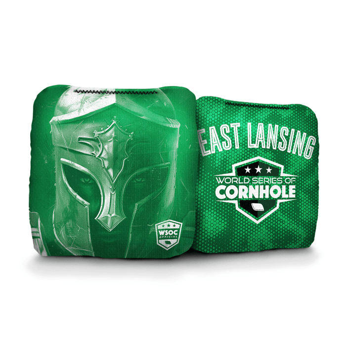 Cornhole Bags World Series of Cornhole 6-IN Professional Cornhole Bag Rapter - Michigan State Spartans