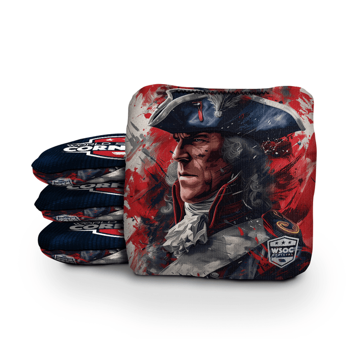 Cornhole Bags World Series of Cornhole 6-IN Professional Cornhole Bag Rapter - New England