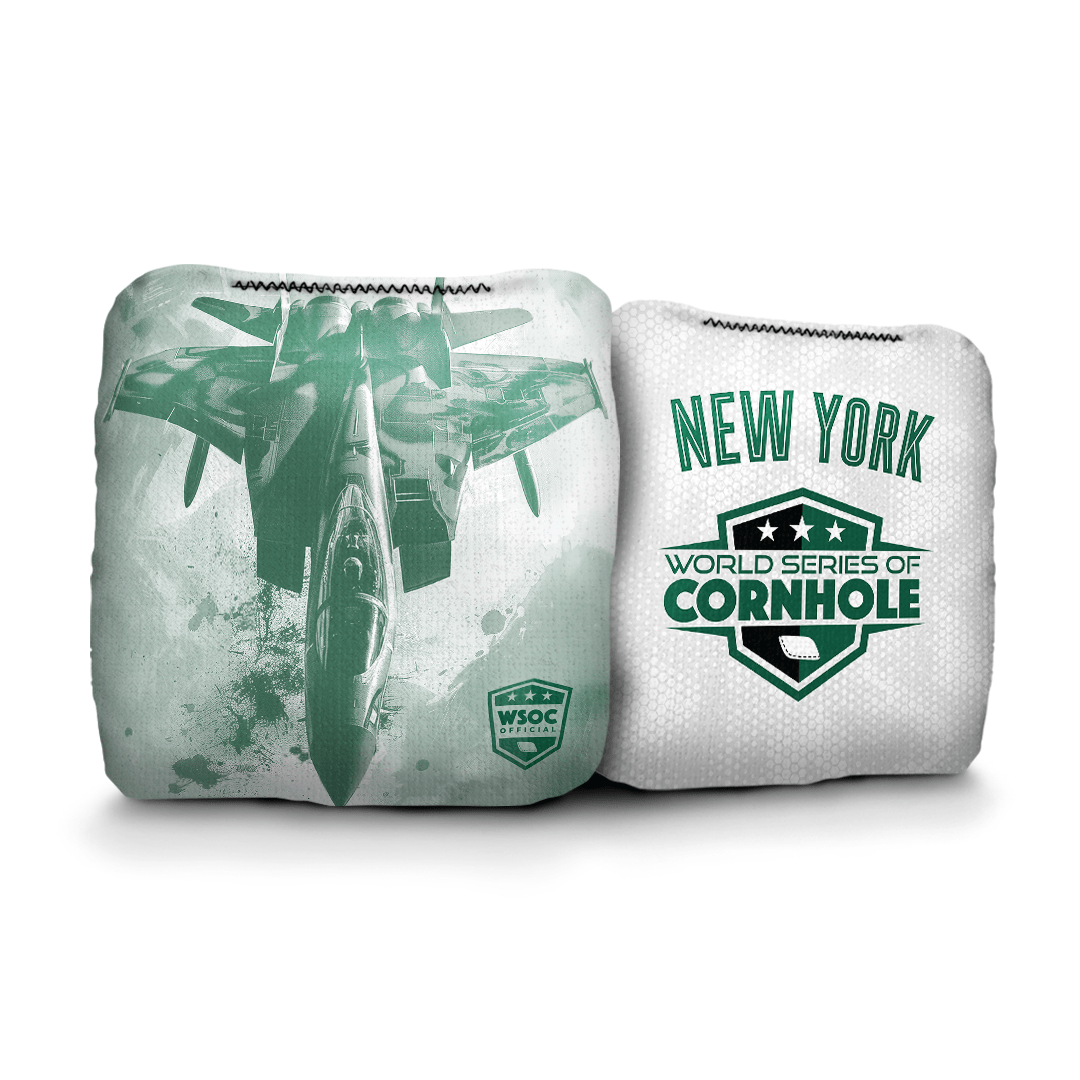 Cornhole Bags World Series of Cornhole 6-IN Professional Cornhole Bag Rapter - New York Jets