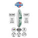 Cornhole Bags World Series of Cornhole 6-IN Professional Cornhole Bag Rapter - New York Jets