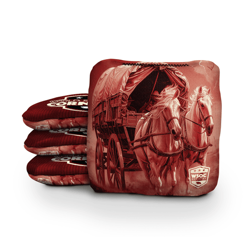 Cornhole Bags World Series of Cornhole 6-IN Professional Cornhole Bag Rapter - Oklahoma Sooners