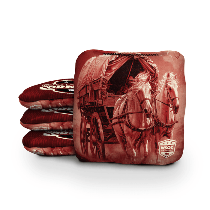 Cornhole Bags World Series of Cornhole 6-IN Professional Cornhole Bag Rapter - Oklahoma Sooners