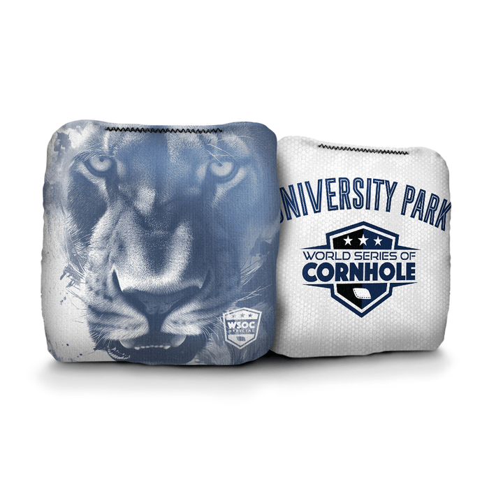 Cornhole Bags White World Series of Cornhole 6-IN Professional Cornhole Bag Rapter - Penn State Nittany Lions