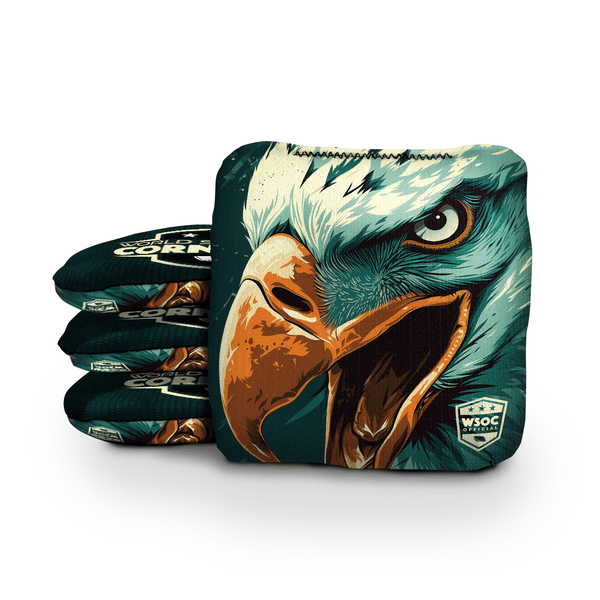Cornhole Bags World Series of Cornhole 6-IN Professional Cornhole Bag Rapter - Philadelphia Eagles