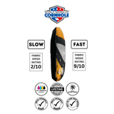 Cornhole Bags World Series of Cornhole 6-IN Professional Cornhole Bag Rapter - Pittsburgh Steelers