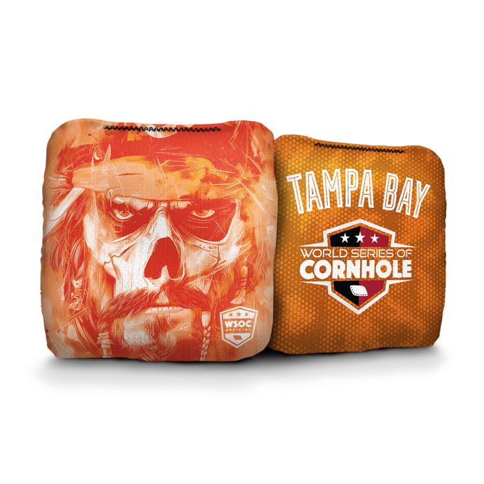 Tampa Bay Buccaneers - 6 Inch WSOC Official Pro Cornhole Bags