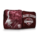 Cornhole Bags World Series of Cornhole Official 6-IN Professional Cornhole Bag Rapter - Texas A&M Aggies
