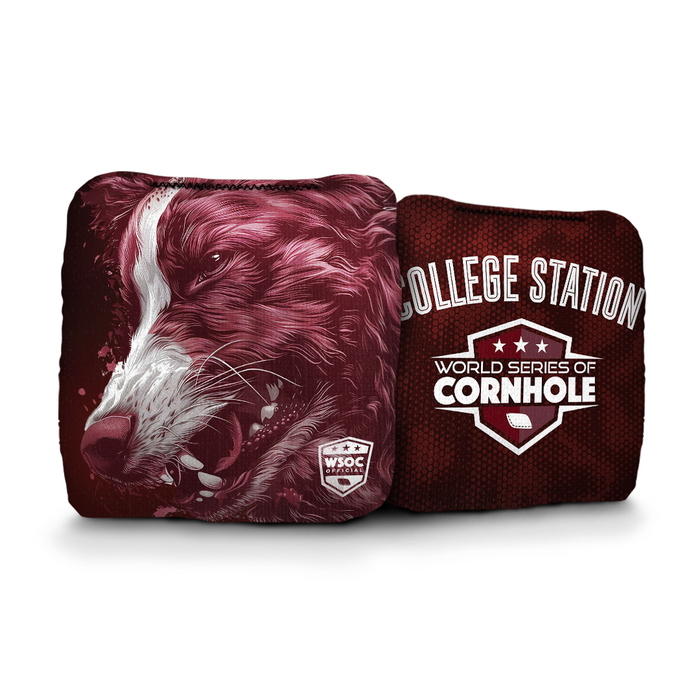 Texas A&M Aggies - 6 Inch WSOC Official Pro Cornhole Bags