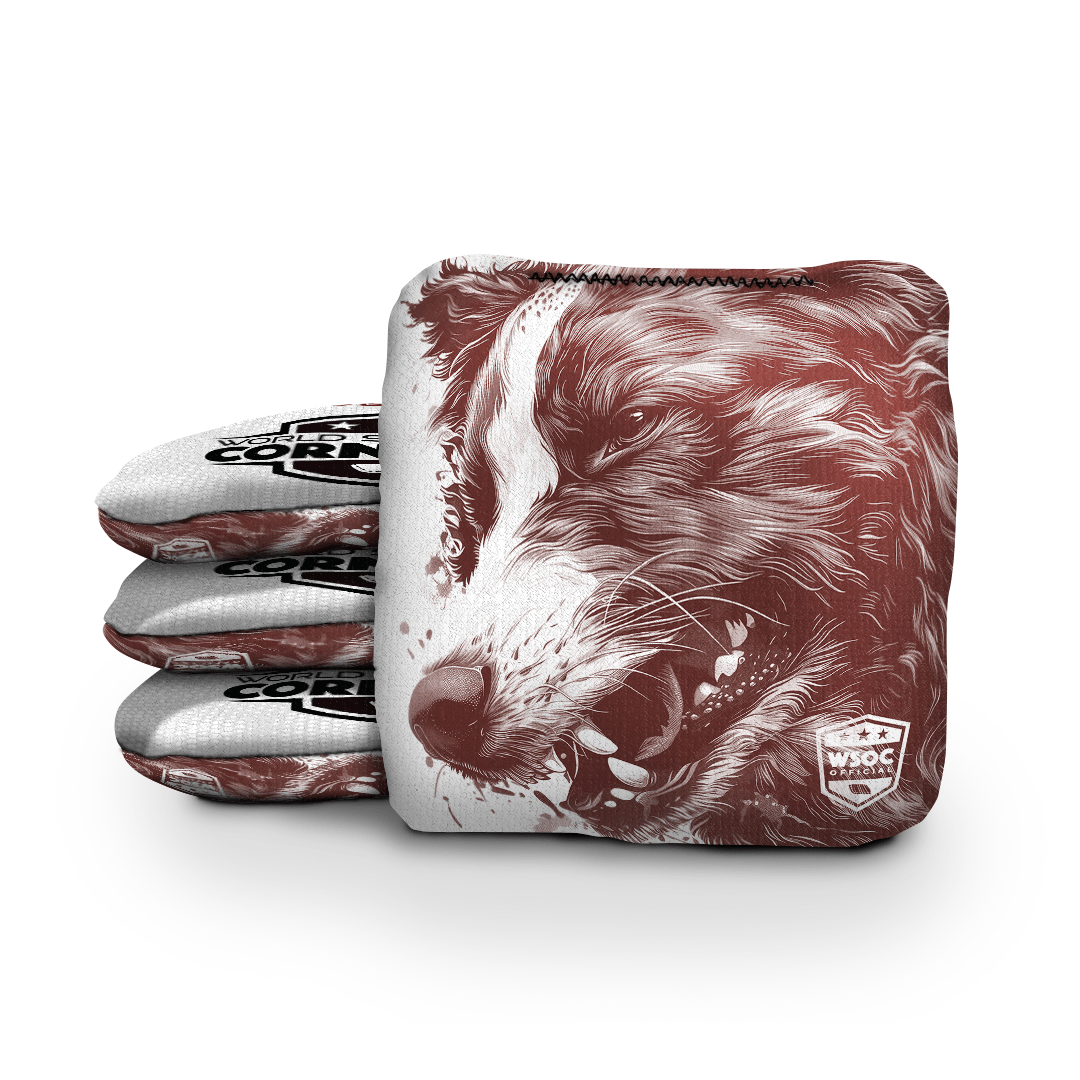 Cornhole Bags World Series of Cornhole Official 6-IN Professional Cornhole Bag Rapter - Texas A&M Aggies