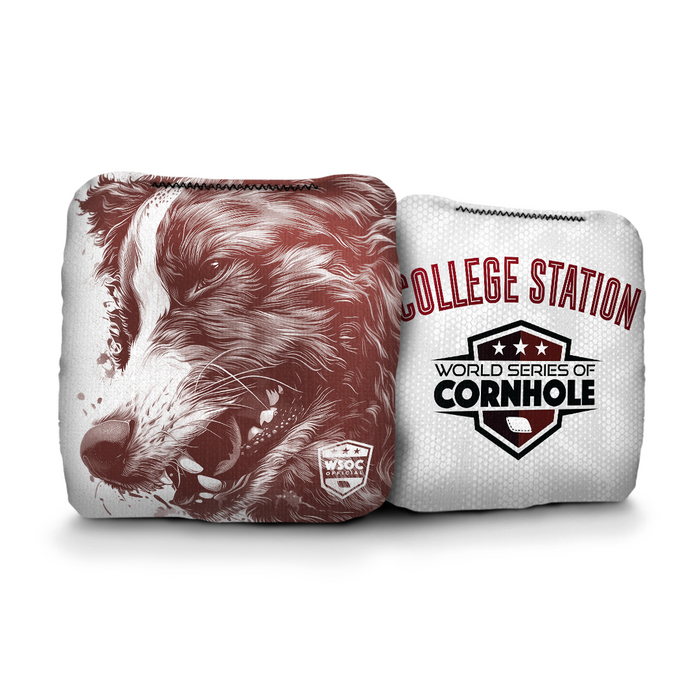 Texas A&M Aggies - 6 Inch WSOC Official Pro Cornhole Bags