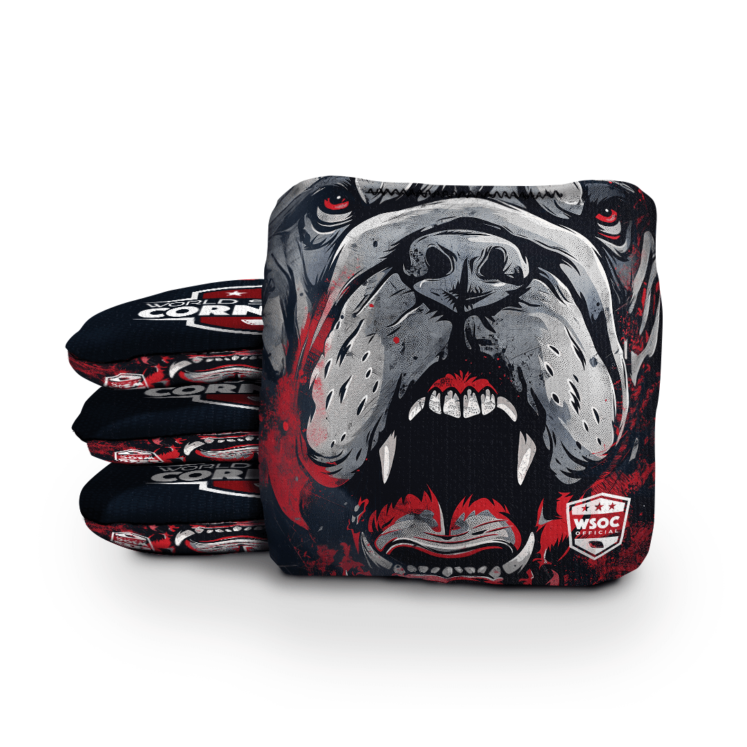 Cornhole Bags World Series of Cornhole 6-IN Professional Cornhole Bag Rapter - Georgia Bulldogs