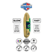 Cornhole Bags World Series of Cornhole Official 6-IN Professional Cornhole Bag Rapter - Notre Dame Fighting Irish