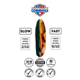 Cornhole Bags World Series of Cornhole 6-IN Professional Cornhole Bag Rapter - Green Bay