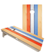 Cornhole Boards World Series of Cornhole Official 2' x 4' Professional Cornhole Board Runway 2402P -  Retro USA Stripes
