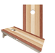 Cornhole Boards World Series of Cornhole Official 2' x 4' Professional Cornhole Board Runway 2402P - Classic Striped Woody