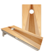 Cornhole Boards World Series of Cornhole Official 2' x 4' Professional Cornhole Board Runway 2402P - Wood Triangle