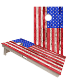 Cornhole Boards World Series of Cornhole Official 2' x 4' Professional Cornhole Board Runway 2402P - American Flag