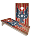 Cornhole Bags World Series of Cornhole Official 2' x 4' Professional Cornhole Board Runway 2402P - Stars and Stripes Eagle