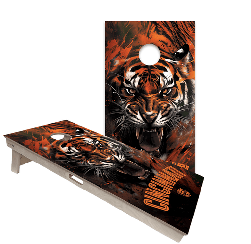 Cornhole Boards World Series of Cornhole Official 2' x 4' Professional Cornhole Board Runway 2402P - Cincinnati Bengals