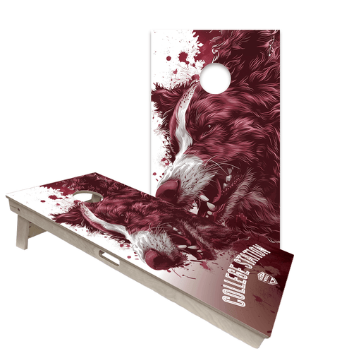 Cornhole Boards World Series of Cornhole Official 2' x 4' Professional Cornhole Board Runway 2402P - Texas A&M Aggies