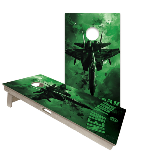 Cornhole Boards World Series of Cornhole Official 2' x 4' Professional Cornhole Board Runway 2402P - New York Jets