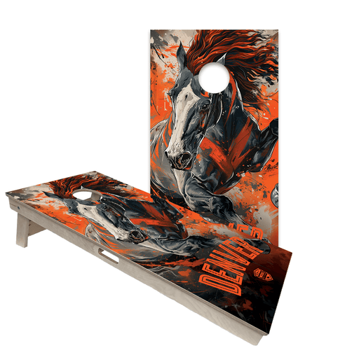 Cornhole Boards World Series of Cornhole Official 2' x 4' Professional Cornhole Board Runway 2402P - Denver Broncos