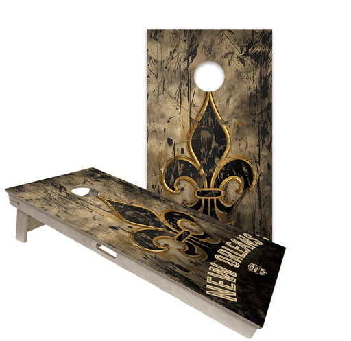 Cornhole Boards World Series of Cornhole Official 2' x 4' Professional Cornhole Board Runway 2402P - New Orleans Saints