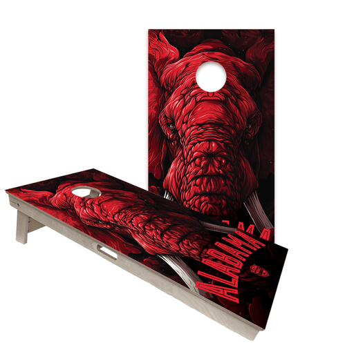 Cornhole Boards World Series of Cornhole Official 2' x 4' Professional Cornhole Board Runway 2402P - Alabama Crimson Tide