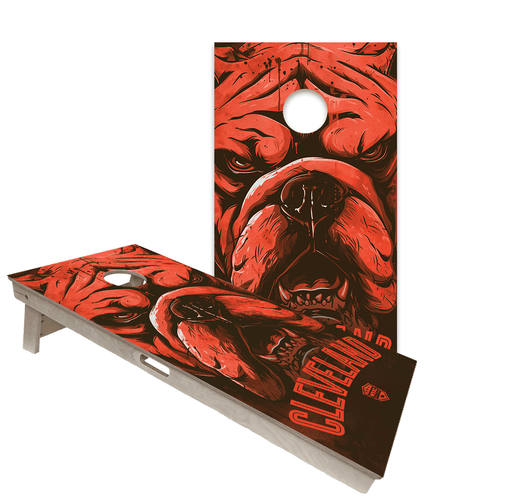 Cornhole Boards World Series of Cornhole Official 2' x 4' Professional Cornhole Board Runway 2402P - Cleveland Browns