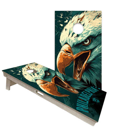 Cornhole Boards World Series of Cornhole Official 2' x 4' Professional Cornhole Board Runway 2402P - Philadelphia Eagles