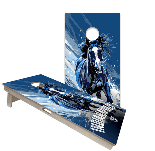 Cornhole Boards World Series of Cornhole Official 2' x 4' Professional Cornhole Board Runway 2402P - Indianapolis Colts