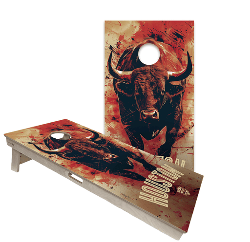 Cornhole Boards World Series of Cornhole Official 2' x 4' Professional Cornhole Board Runway 2402P - Houston Texans
