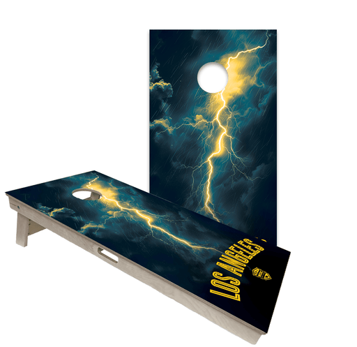 Cornhole Boards World Series of Cornhole Official 2' x 4' Professional Cornhole Board Runway 2402P - Los Angeles Chargers