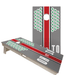 Cornhole Boards World Series of Cornhole Official 2' x 4' Professional Cornhole Board Runway 2402P - Ohio State Buckeyes