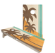 Cornhole Boards World Series of Cornhole Official 2' x 4' Professional Cornhole Board Runway 2402P - Palms Surf Board
