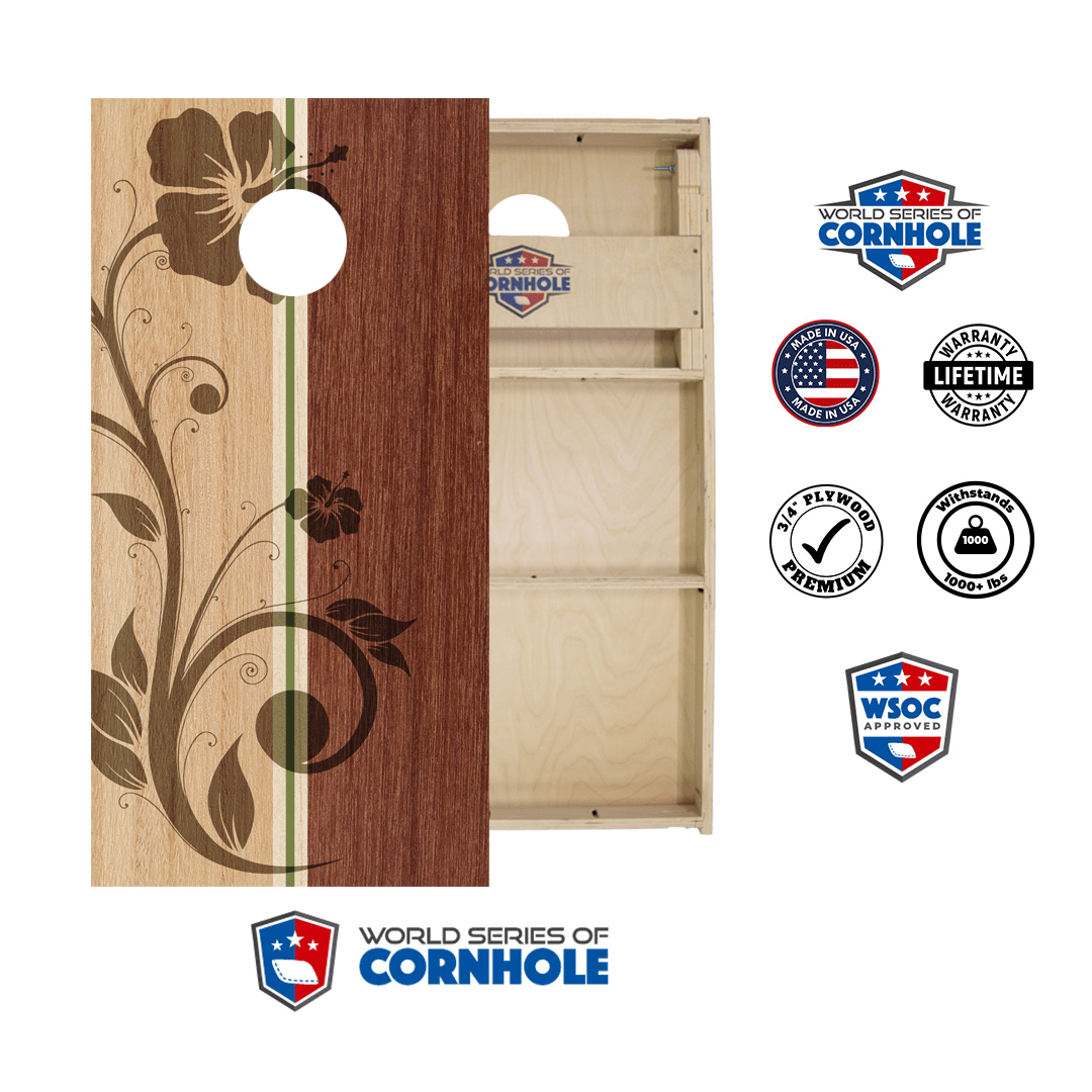 Cornhole Boards World Series of Cornhole Official 2' x 4' Professional Cornhole Board Runway 2402P - Hollis Surf Board