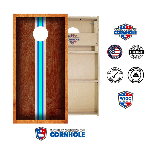 Professional 2x4 Boards - Runway World Series of Cornhole Official 2' x 4' Professional Cornhole Board Runway 2402P - Riv Surf Board